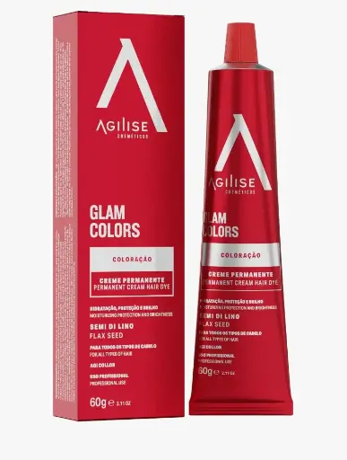 PERMANENT HAIR DYE - MEDIUM COPPER BLONDE 7.4 LISBOA 60 G